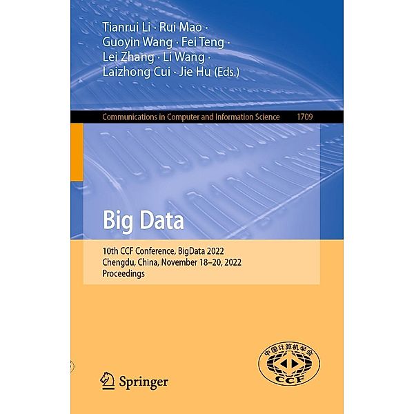 Big Data / Communications in Computer and Information Science Bd.1709