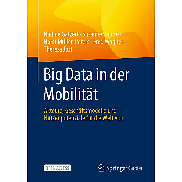 Big Data in der Mobilität, Nadine Gatzert, Susanne Knorre, Horst Müller-Peters, Fred Wagner, Theresa Jost