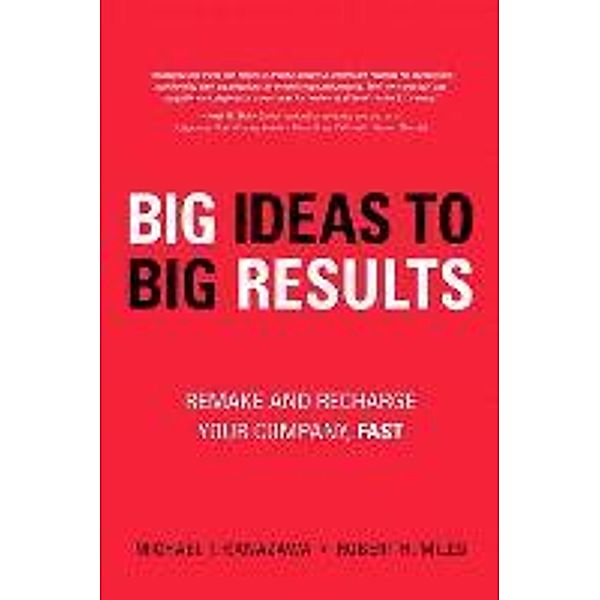 Big Ideas to Big Results: Remake and Recharge Your Company, Fast (Paperback), Michael T. Kanazawa, Robert H. Miles