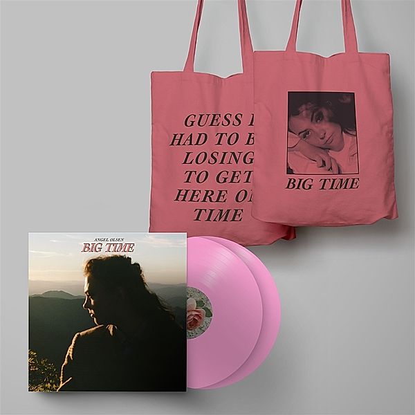 Big Time-Bundle Pink Tote Bag & Pink Vinyl-, Angel Olsen