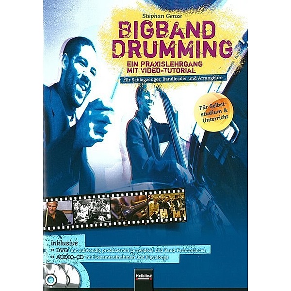 Bigband Drumming, m. DVD + Audio-CD, Stephan Genze
