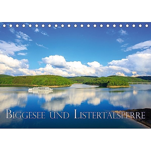 Biggesee und Listertalsperre (Tischkalender 2018 DIN A5 quer), Dominik Wigger