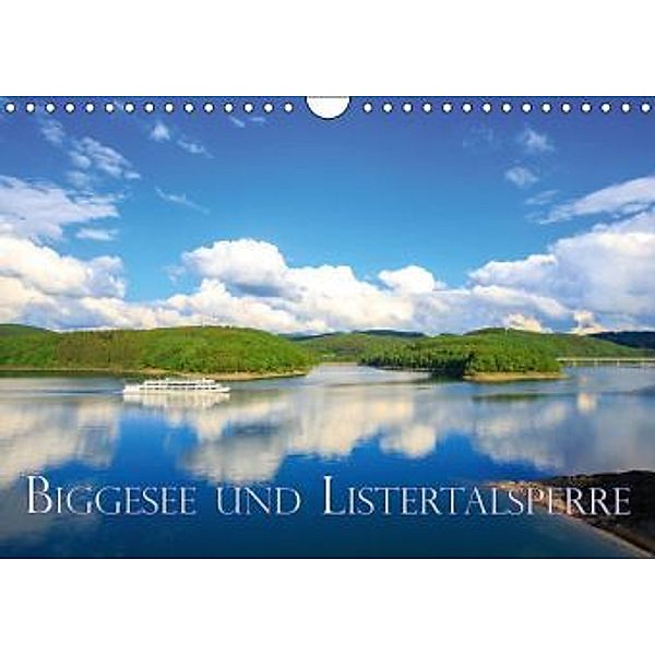 Biggesee und Listertalsperre (Wandkalender 2015 DIN A4 quer), Dominik Wigger