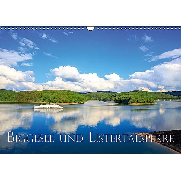 Biggesee und Listertalsperre (Wandkalender 2019 DIN A3 quer), Dominik Wigger