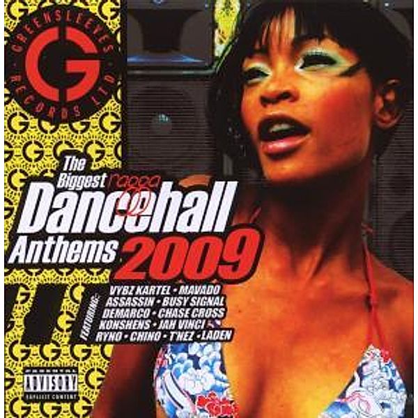 Biggest Ragga Dancehall Anthems 2009, Diverse Interpreten