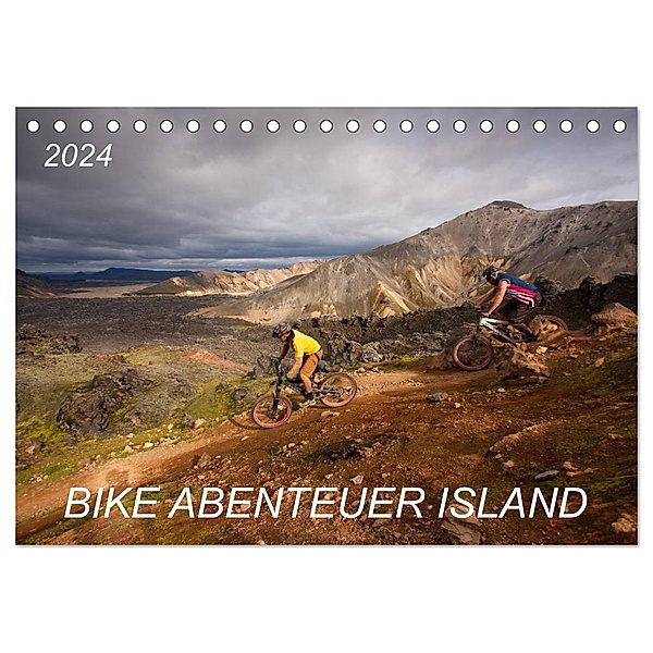 Bike Abenteuer Island (Tischkalender 2024 DIN A5 quer), CALVENDO Monatskalender, Franz Faltermaier