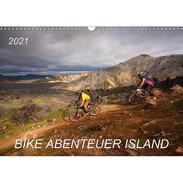 Bike Abenteuer Island (Wandkalender 2021 DIN A3 quer), Franz Faltermaier