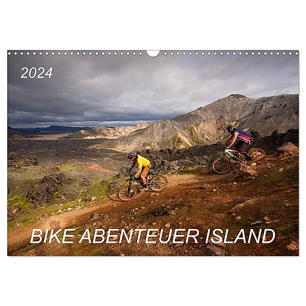 Bike Abenteuer Island (Wandkalender 2024 DIN A3 quer), CALVENDO Monatskalender, Franz Faltermaier