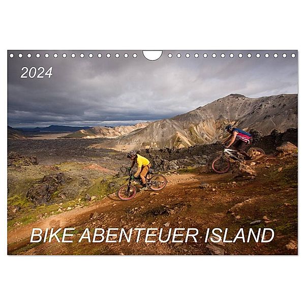 Bike Abenteuer Island (Wandkalender 2024 DIN A4 quer), CALVENDO Monatskalender, Franz Faltermaier