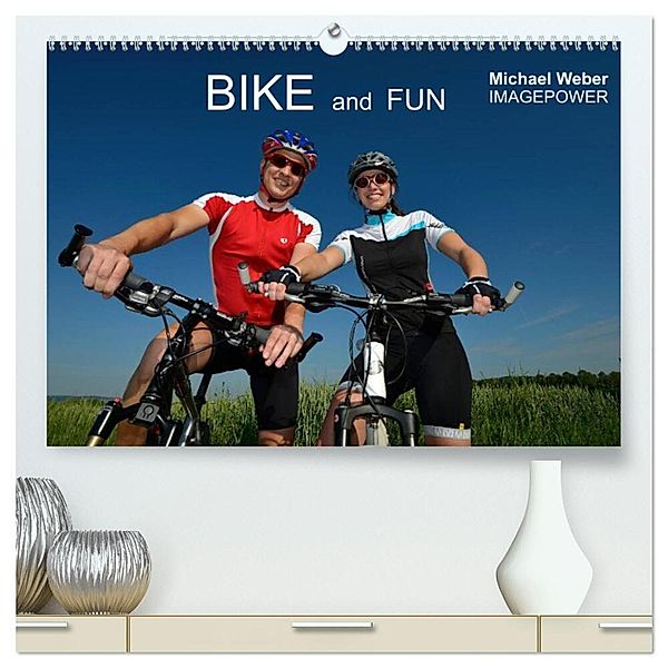BIKE and FUN (hochwertiger Premium Wandkalender 2024 DIN A2 quer), Kunstdruck in Hochglanz, Michael Weber