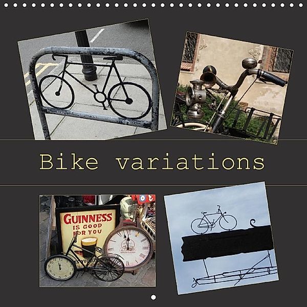 Bike variations (Wall Calendar 2017 300 × 300 mm Square), Angelika Keller