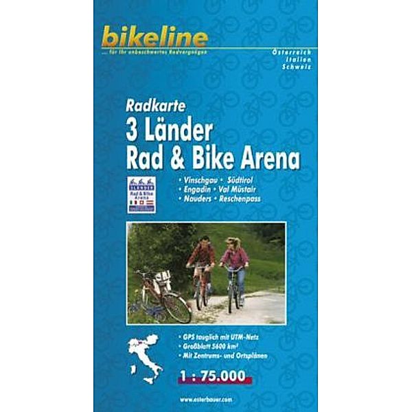 Bikeline Radkarte 3 Länder Rad & Bike Arena