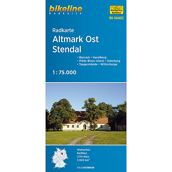 Bikeline Radkarte Altmark Ost, Stendal