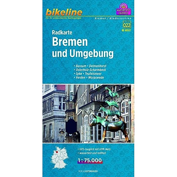 Bikeline Radkarte Bremen und Umgebung