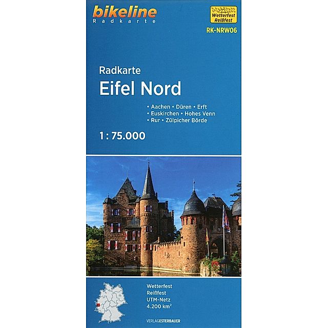 Bikeline Radkarte Eifel Nord Buch versandkostenfrei bei Weltbild.de  bestellen