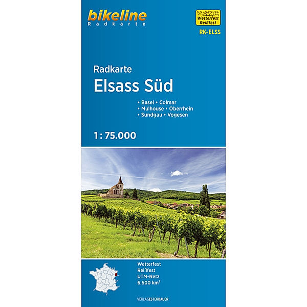 Bikeline Radkarte Elsass Süd