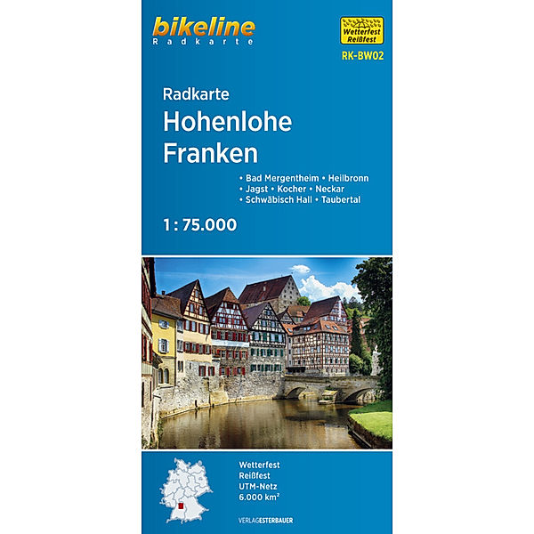 Bikeline Radkarte Hohenlohe, Franken