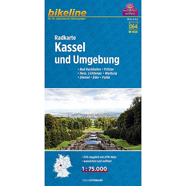 Bikeline Radkarte Kassel und Umgebung