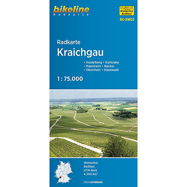 Bikeline Radkarte Kraichgau