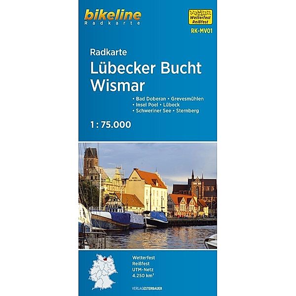 Bikeline Radkarte Lübecker Bucht, Wismar