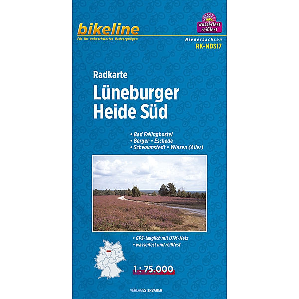 Bikeline Radkarte Lüneburger Heide Süd