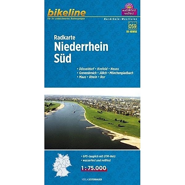 Bikeline Radkarte Niederrhein Süd