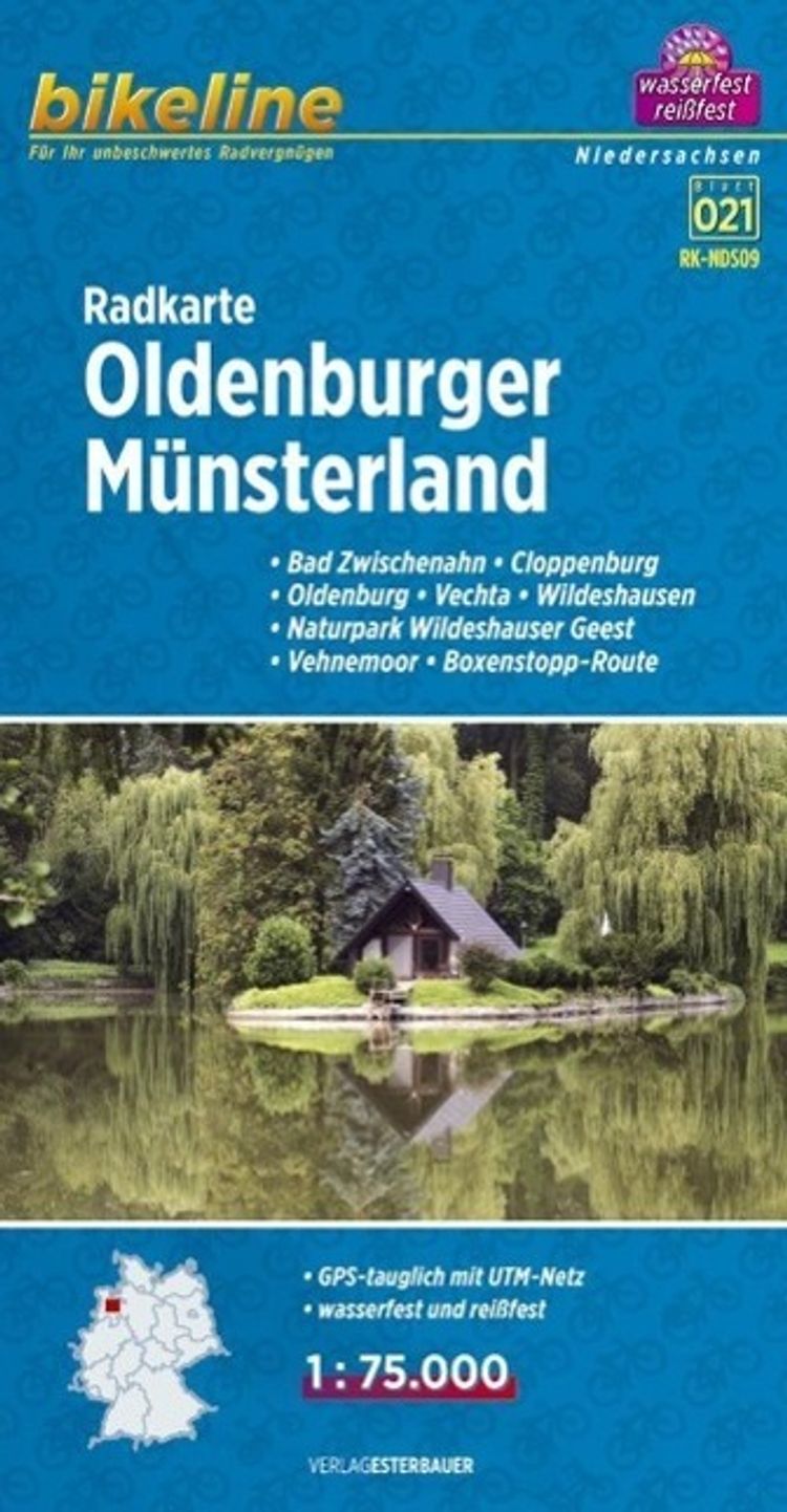 Bikeline Radkarte Oldenburger Münsterland Buch jetzt online bei Weltbild.at  bestellen