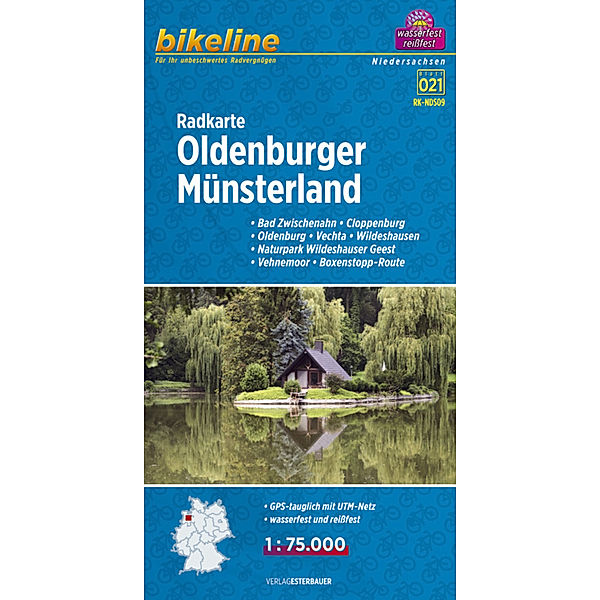 Bikeline Radkarte Oldenburger Münsterland