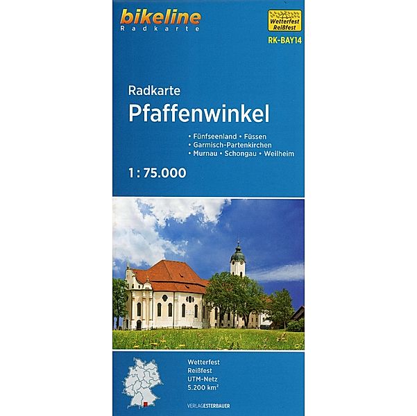 Bikeline Radkarte Pfaffenwinkel