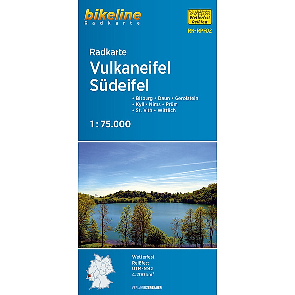 Bikeline Radkarte / RK-RPF02 / Bikeline Radkarte Vulkaneifel Südeifel