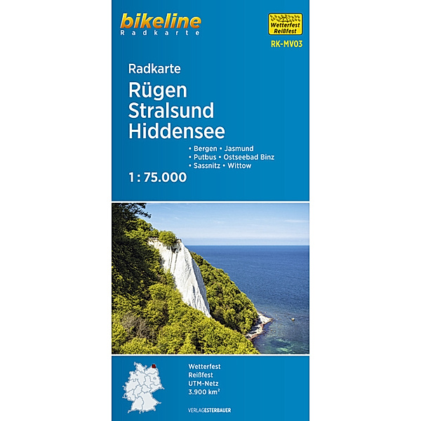 Bikeline Radkarte Rügen Stralsund Hiddensee