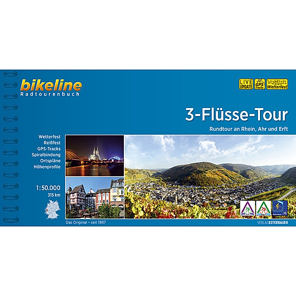 Bikeline Radtourenbuch 3-Flüsse-Tour