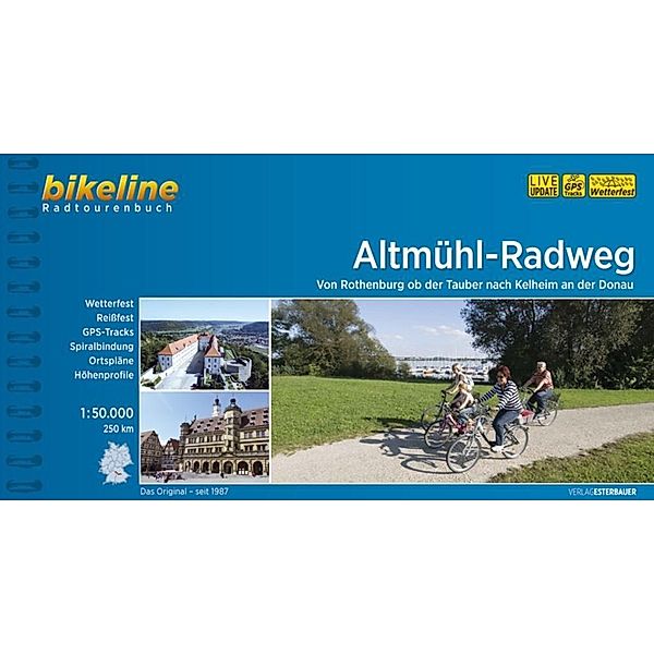 Bikeline Radtourenbuch Altmühl-Radweg