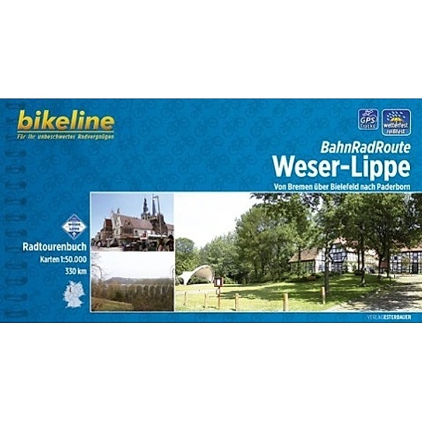 Bikeline Radtourenbuch BahnRadRoute Weser-Lippe