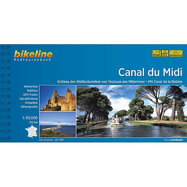 Bikeline Radtourenbuch Canal du Midi