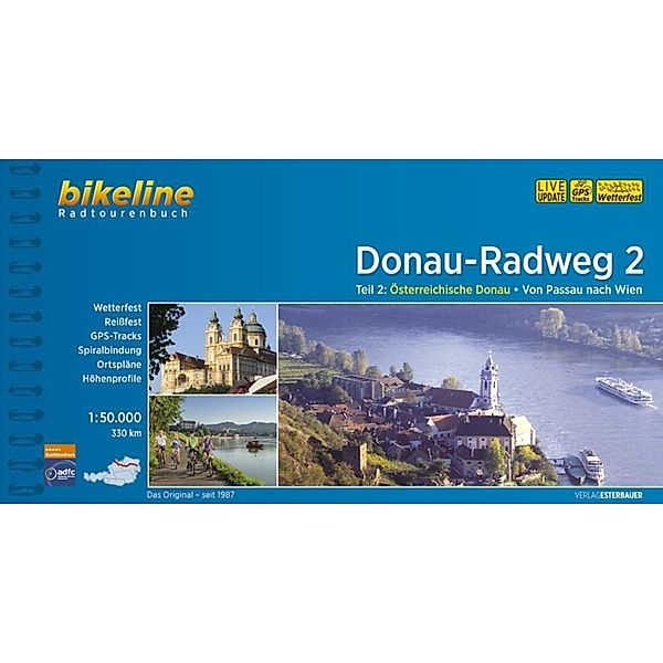 Bikeline Radtourenbuch Donau-Radweg