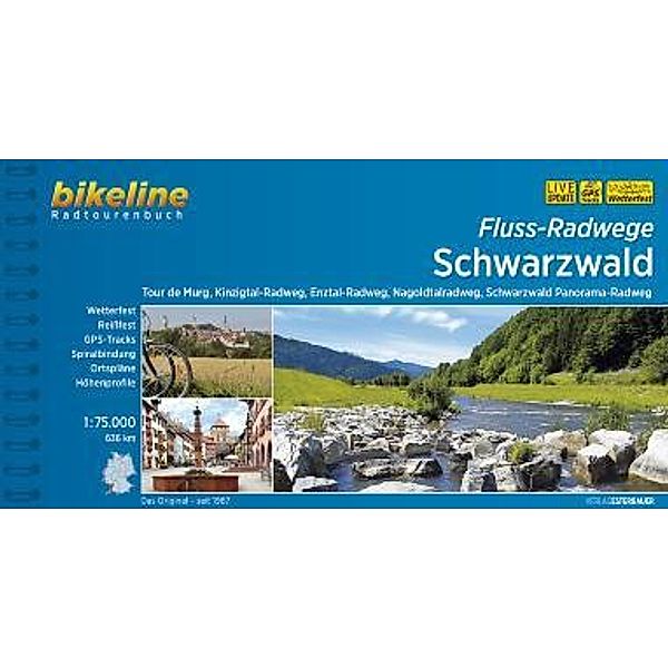 Bikeline Radtourenbuch Flussradwege Schwarzwald