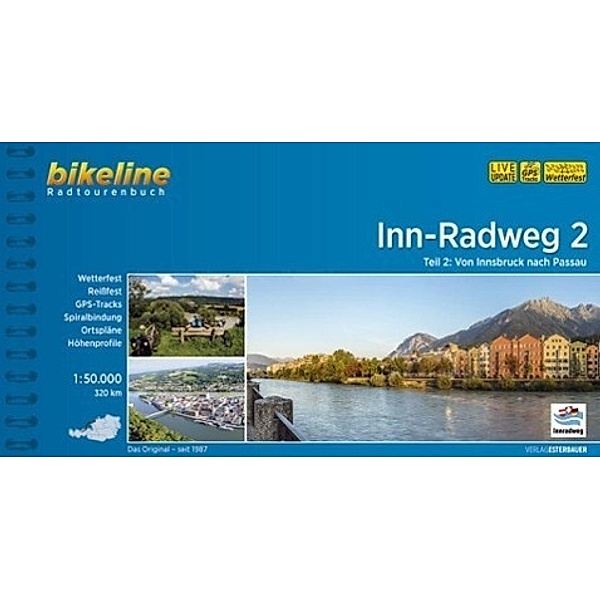 Bikeline Radtourenbuch Inn-Radweg