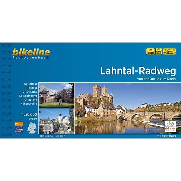 Bikeline Radtourenbuch Lahntal-Radweg