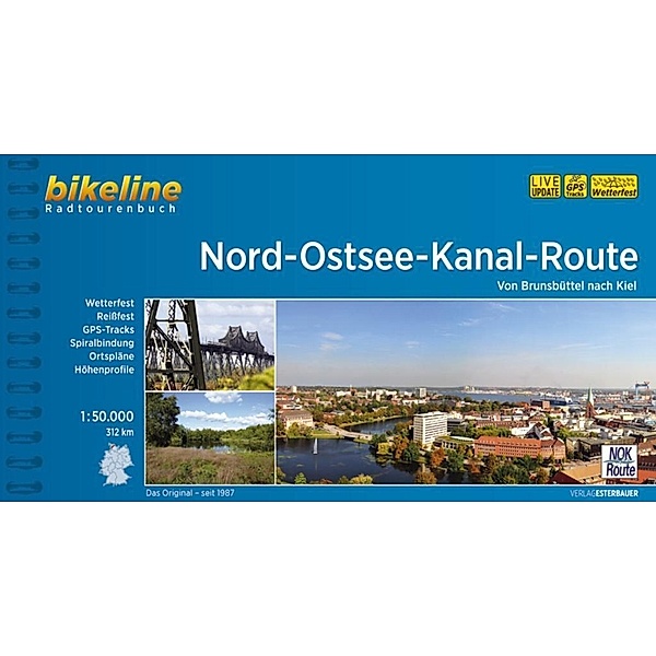 Bikeline Radtourenbuch Nord-Ostsee-Kanal-Route