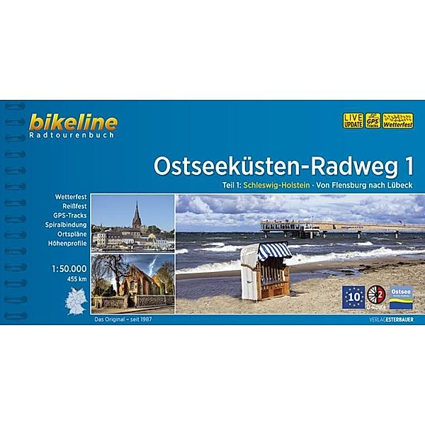 Bikeline Radtourenbuch Ostseeküsten-Radweg