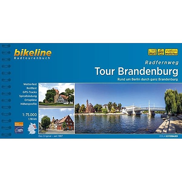 Bikeline Radtourenbuch Radfernweg Tour Brandenburg