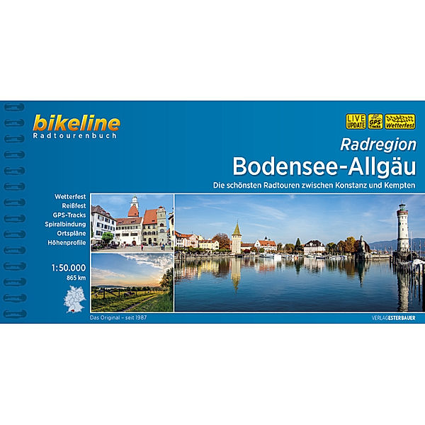 Bikeline Radtourenbuch Radregion Bodensee-Allgäu