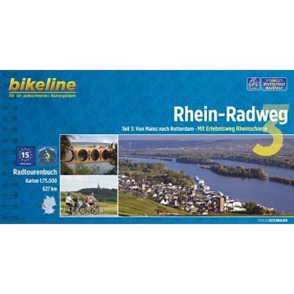 Bikeline Radtourenbuch Rhein-Radweg