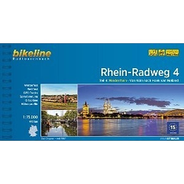 Bikeline Radtourenbuch Rhein-Radweg