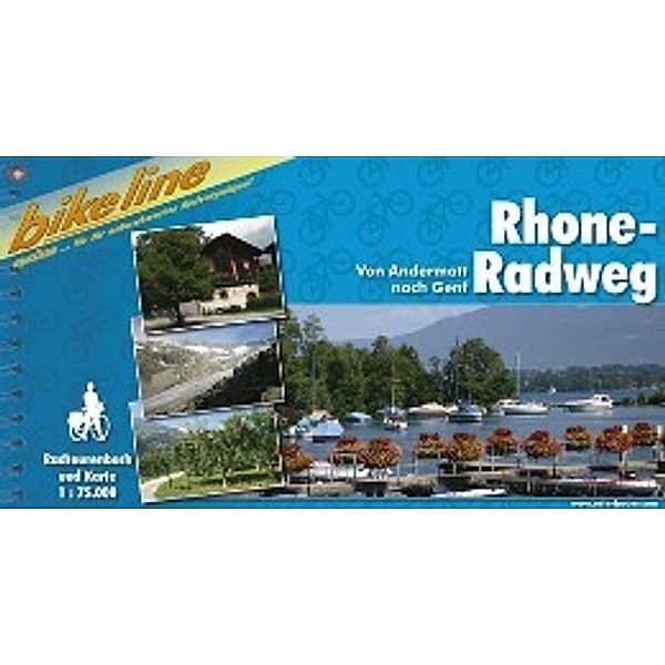 Bikeline Radtourenbuch Rhone-Radweg