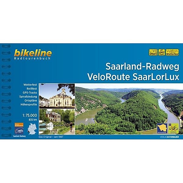 Bikeline Radtourenbuch Saarland-Radweg - VeloRoute SaarLorLux