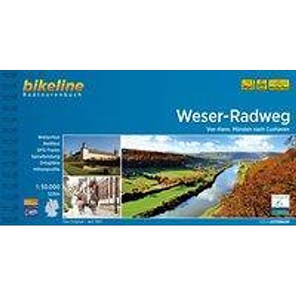 Bikeline Radtourenbuch Weser-Radweg