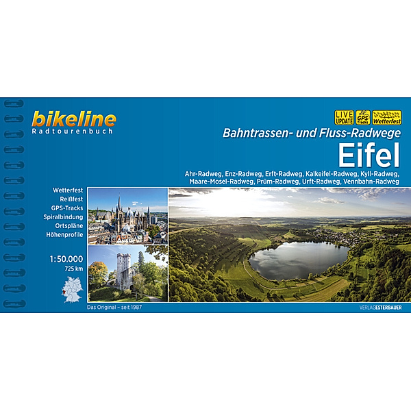 Bikeline Radtourenbücher / Bahntrassen- und Fluss-Radwege Eifel