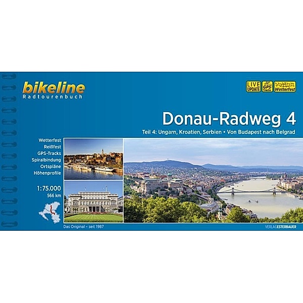 Bikeline Radtourenbücher / Bikeline Radtourenbuch Donau-Radweg.Tl.4